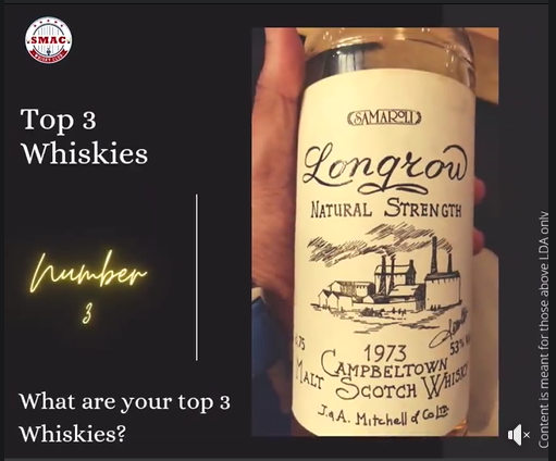 Club (SMAC India) founder, Hemanth Rao shares his top 3 Whiskies of all time