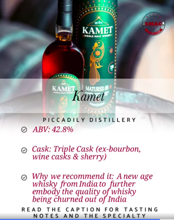 Kamet Piccadily Distillery | 12 Days of Indian Single Malt