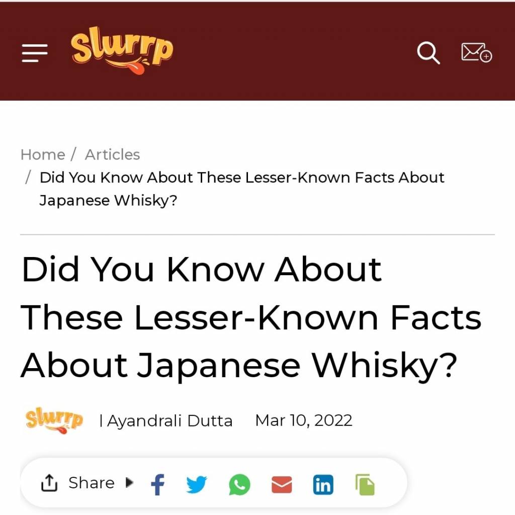 Is the Whisky that is being sold as Japanese really so